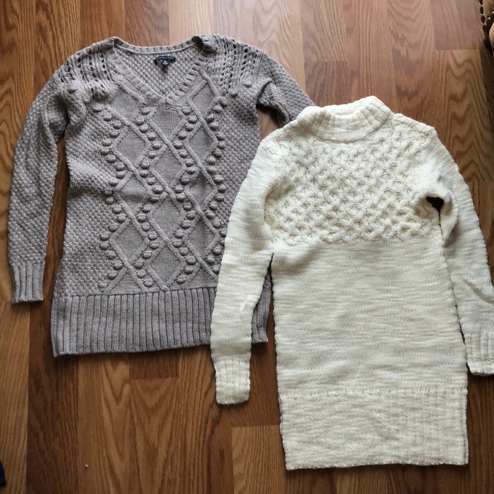 American eagle sweater dresses xxs